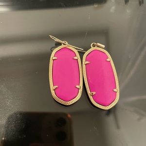KS Elle earrings hot pink